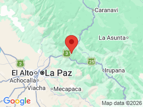 Map of Site Report: Death Road, Bolivia